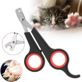 Pet Nail Claw Grooming Scissors Clippers For Dog Cat Bird Toys Gerbil Rabbit Ferret Small Animals Newest Pet Grooming Supplies - pink&white