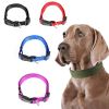 Pet Dog Collar Solid Color Puppy Collars Medium Dogs Quickly Disengaged Pet Dog Training Collar Teddy Bichon Small Dog Collar - red - 1