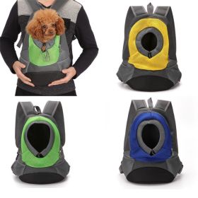 Pet Carriers Comfortable Carrying for Small Cats Dogs Backpack Travel Breathable Mesh Bag Durable Pet Dog Carrier Bag - yellow - 41cm*55cm*18cm