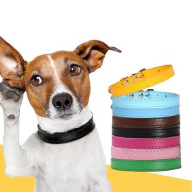 Pet Supplies Dog Collar Alloy Buckle Dog Chain Cat Necklace Size Adjustable for Small and Medium-sized Dog Collars Dog Supplies - yellow - 25cm