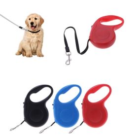 Durable Dog Leash Automatic Retractable Nylon Dog Lead Extending Puppy Walking Leads For Small Medium Dogs 3M / 5M Pet Products - black - 3m