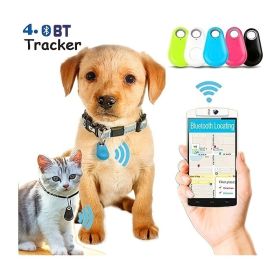 Pet Intelligent Mini Tracker; Anti Loss Tracker Alarm Locator For Dogs & Cats; Wallet Key Tracker; with battery - Rose Red - with battery inside