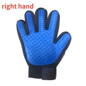 Cat Grooming Glove For Cats Wool Glove Pet Hair Deshedding Brush Comb Glove For Pet Dog Cleaning Massage Glove For Animal Sale - Left