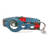 Apple Airtag Integrated Collar - Medium - Red Plaid