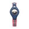 Apple Airtag Integrated Collar - XS - Pink Plaid