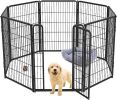 Dog Playpen Designed for Camping, Yard , 32" Height for Medium/Small Dogs, 8Panels - as Pic