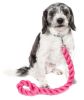 Pet Life Tough-Tugger Industrial-Strength Shock Absorption Woven Dog Leash - Pink