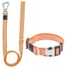 Pet Life 'Escapade' Outdoor Series 2-in-1 Convertible Dog Leash and Collar - Orange - Large