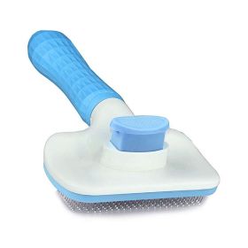 Pet Hair Grooming Remover Pets Dogs Grooming Tools - Blue - Grooming Brush