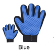 Cute Smart Upgrade Version 259 Tips Pet Hair Remover Gloves Pet Grooming Brush Gloves ( Right hand ) - Blue