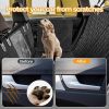 Waterproof Pet Seat Protector Dog Car Seat Cover for Back Seat - Black - Pet Supplies