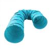 18' Agility Training Tunnel Pet Dog Play Outdoor Obedience Exercise Equipment Blue - as picture