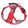 No Pull Pet Harness For Dog & Cat; Adjustable Soft Padded Large Dog Harness With Easy Control Handle - Red - S