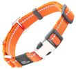 Pet Life 'Advent' Outdoor Series 3M Reflective 2-in-1 Durable Martingale Training Dog Leash and Collar - Orange - Large