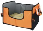 Pet Life 'Travel-Nest' Folding Travel Cat and Dog Bed - Orange - Large