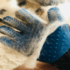 Cat Grooming Glove For Cats Wool Glove Pet Hair Deshedding Brush Comb Glove For Pet Dog Cleaning Massage Glove For Animal Sale - Left and Right