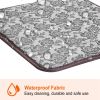 Pet Heating Pad Dog Cat Electric Heating Mat Waterproof Adjustable Warming Blanket - Grey