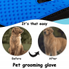 Cat Grooming Glove For Cats Wool Glove Pet Hair Deshedding Brush Comb Glove For Pet Dog Cleaning Massage Glove For Animal Sale - Left and Right