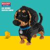 Cartoon Dog Building Blocks Mini Dachshund Poodle Doberman Model Children's Toy Gift Dog Pet Building Blocks - 16064 - With box