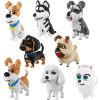 Cartoon Dog Building Blocks Mini Dachshund Poodle Doberman Model Children's Toy Gift Dog Pet Building Blocks - 16013 - With box