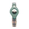 Apple Airtag Integrated Collar - Medium - Beige Plaid