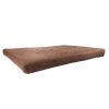 Waterproof Memory Foam Pet Bed- Indoor/Outdoor Dog Bed with Water Resistant Non Slip Bottom and Removeable Washable Cover 44 x 35 - Brown - 44" x 35"