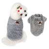 Pet Dog Clothes flannel Dog Winter clothe Puppy - GRAY - XXL