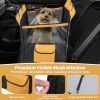 Waterproof Pet Seat Protector Dog Car Seat Cover for Back Seat - Black B - Pet Supplies