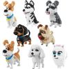 Cartoon Dog Building Blocks Mini Dachshund Poodle Doberman Model Children's Toy Gift Dog Pet Building Blocks - 16024 - With box