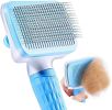 Dog Brush For Shedding Dematting Pet Grooming Cat Hair Undercoat Rake Comb Brush - Pet Brush