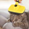 Pet Hair Grooming Remover Pets Dogs Grooming Tools - Yellow - Grooming Brush