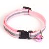 Nylon Collar Reflective With Small Bell For Dog & Cat; Dog Collar; Adjustable dog collar - Red - Adjustment: 19-32cm