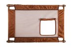 Pet Life Porta-Gate Travel Collapsible And Adjustable Folding Pet Cat Dog Gate - Brown