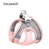 Pet Harness For Dog & Cat; No Pull Breathable Dog Vest Harness For Walking; Anti Escape Dog Harness - Pink - S