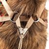 Pet Life Luxe 'Dapperbone' 2-In-1 Mesh Reversed Adjustable Dog Harness-Leash W/ Fashion Bowtie - X-Small