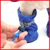 Anti-slip Pet Dog shoes Waterproof boots shoes puppy cat socks boots dog shoes - yellow - 7