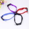 Pet Dog Collar Solid Color Puppy Collars Medium Dogs Quickly Disengaged Pet Dog Training Collar Teddy Bichon Small Dog Collar - red - 1