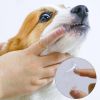 Super Soft Pet Finger Toothbrush Teddy Dog Brush Bad Breath Tartar Teeth Care Tool Dog Cat Cleaning Silicagel Pet Supplies - as the picture - 1pcs