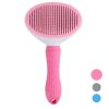 One-click Hair Removal Pet Comb Cat Comb Automatically Faded Dog Comb Pet Supplies Dog Brush Pet Accessories Pet Grooming - pink