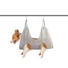 Pet Dog Grooming Hammock Harness For Cat Dog Hammock Restraint Bag Grey - M