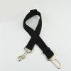 Pet Dog Cat Car Seat Belt For Accessories Goods Animals Adjustable Harness Lead Leash Small Medium Travel Clip French Bulldog - Black