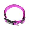 Pet Dog Collar Solid Color Puppy Collars Medium Dogs Quickly Disengaged Pet Dog Training Collar Teddy Bichon Small Dog Collar - purple - 1