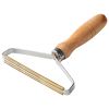 Pet Hair Remover Brush For Dog & Cat; Dog Hair Removal Brush With Wood Handle For Clothes; Blankets - Wood Handle