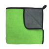 Quick-drying Pet Dog And Cat Towels; Soft Fiber Towels Water-absorbent Bath Towel Cleaning Pet Towel - Green - 25*25cm/9.8*9.8in