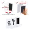 Pet Handprint And Footprint Kit For Dog & Cat; Dog Paw Print Pad Kit; Clean Touch Ink Pad For Pets; 3.7*2.2in - Red - pack of 2