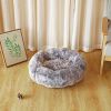 Soft Dog Bed Cat Beds Cat Sleeping Plush Mat Cushion Kitten Nest Sofa Kennel For Puppy Colorful Fluffy Warm Comfortable Pet Bed - grey - 40cm