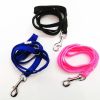 1pcs Adjustable Dogs Leash Pets Noose Loop Lock Clip Rope Cats Grooming Table Accessories Arm Bath Nylon Restraint Ropes Harness - blue