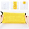 Quick-drying Pet Dog And Cat Towels; Soft Fiber Towels Water-absorbent Bath Towel Cleaning Pet Towel - Yellow - 100*50cm/39.4*19.7in