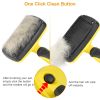 Self Cleaning Slicker Brush Pets Dogs Grooming Shedding Tools Pet Hair Grooming Remover - Yellow