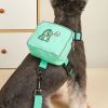 Pet Harness And Leash Set For Dog & Cat; No Pull Dog Vest Harness With Backpack; Cute Dog Leash - Lavender - S